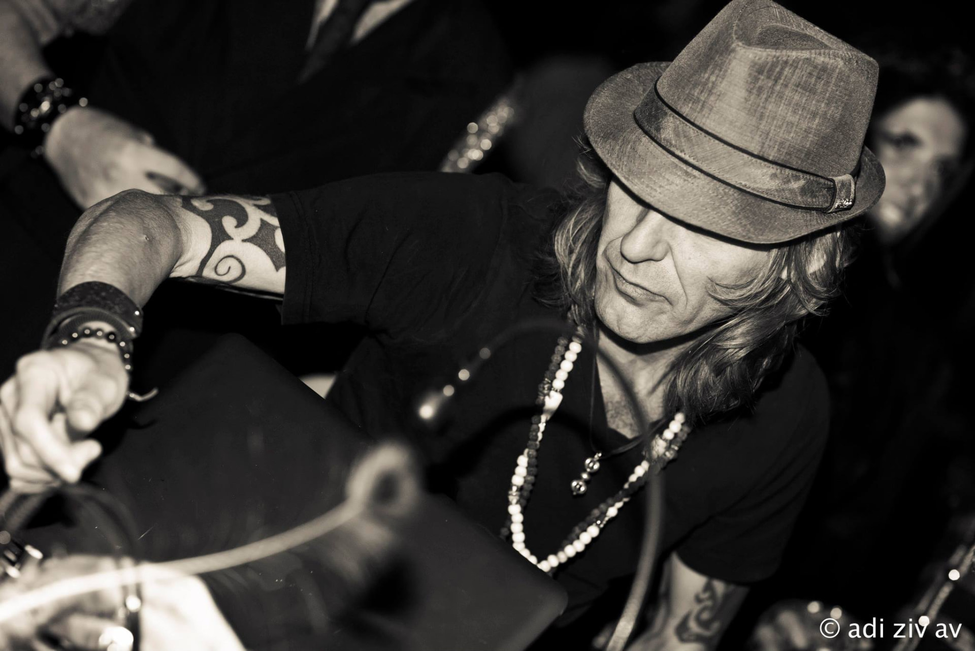 Michael behind the decks in Israel