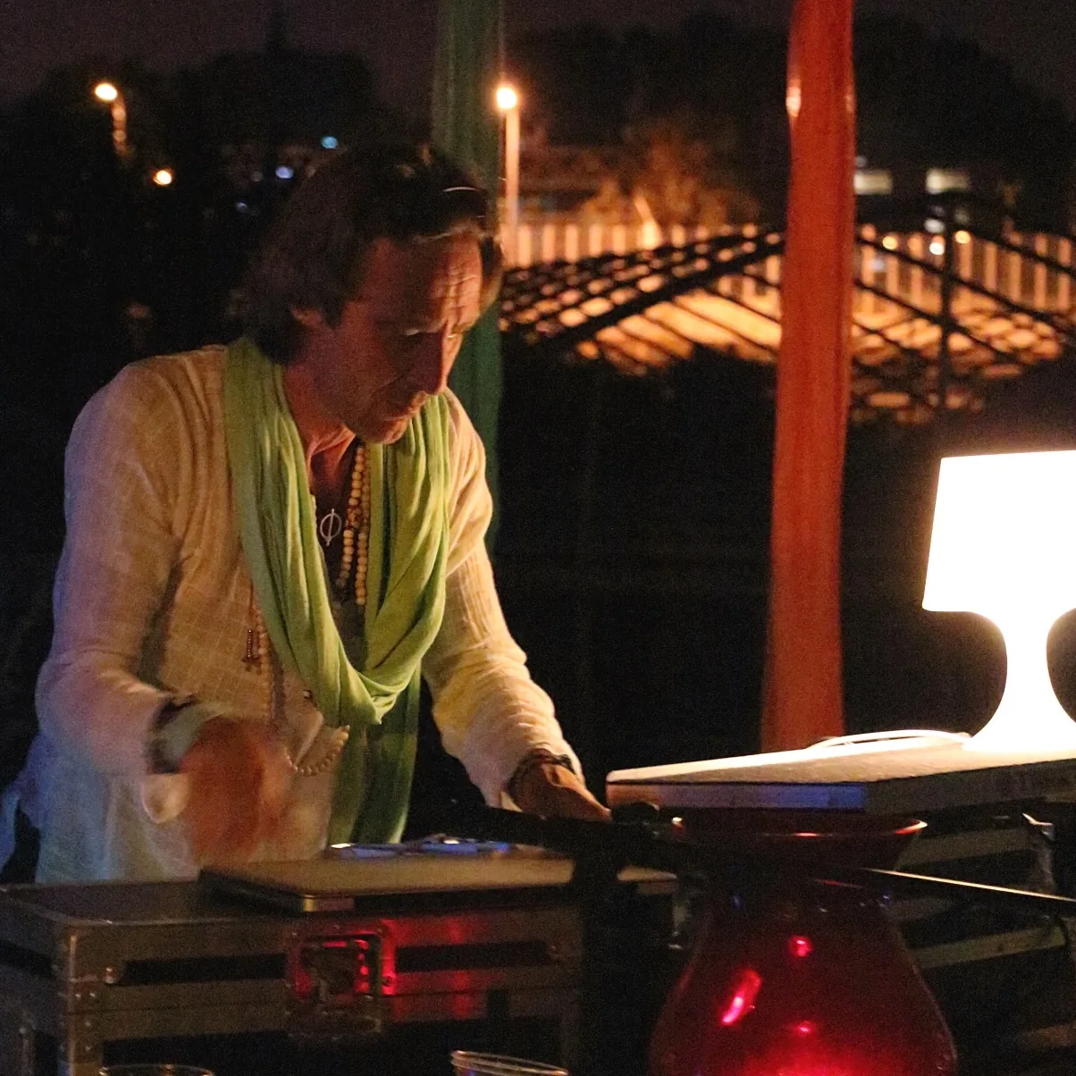 Michael playing at Kfar Malal, Israel, 2015